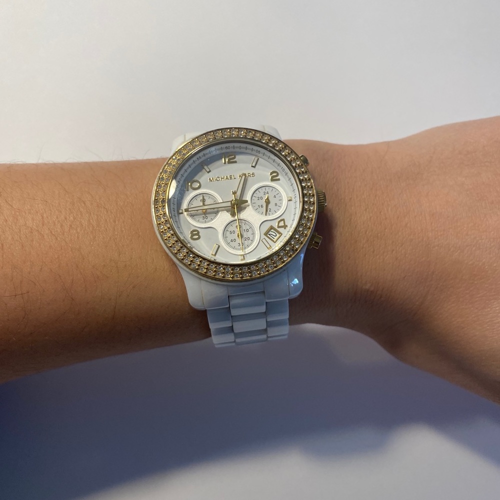 Michael Kors MK5237 White Ceramic Watch